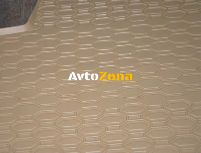 Гумени стелки за Vw Polo / Seat Ibiza (2009-2017) - бежови - Avtozona