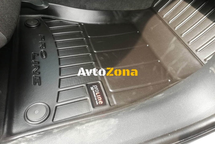 3D Гумени стелки Frogum за Audi A4 B9 след 2015 година 4 части черни - Avtozona