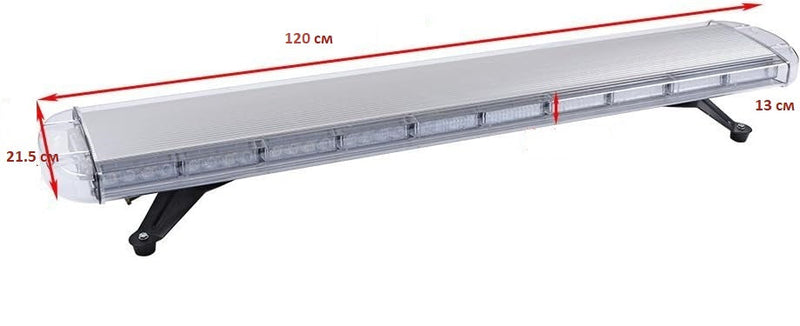120 см 88 LED ЛЕД 88W мощна аварийна диодна сигнална лампа блиц 12-24V 15 режима
