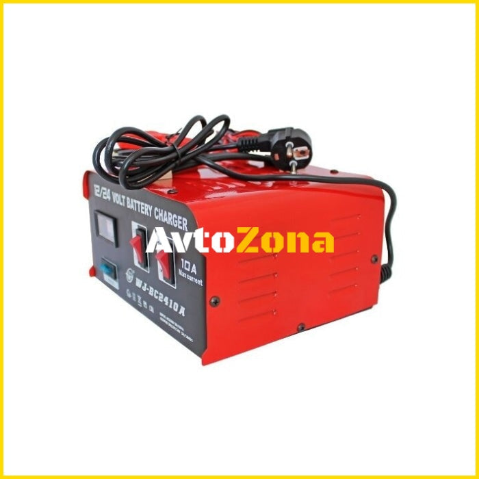 Зарядно за акумулатор 10А / метално / Avtozona
