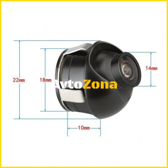 Камера за задно виждане с въртящ се обектив - Avtozona