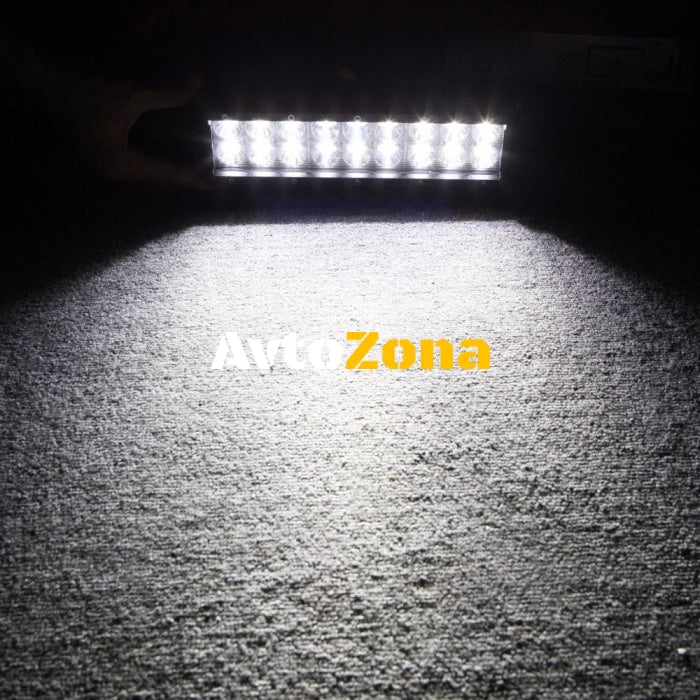 23 См Мощен LED бар Flexzon с Комбинирана Combo светлина 54W 18 LED 12V 24V АТВ Джип 4х4 Offroad - Avtozona