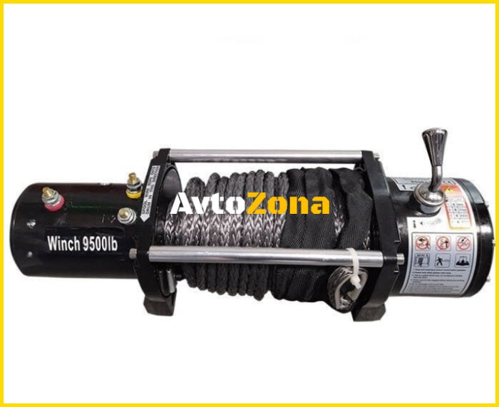 Електрическа лебедка с текстилно въже 9500LBS(4309 кг) - Avtozona