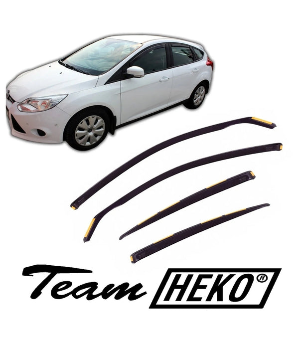 Ветробрани Team HEKO за FORD FOCUS III (2011 + ) 5 врати Sedan - 4бр. предни и задни - Avtozona