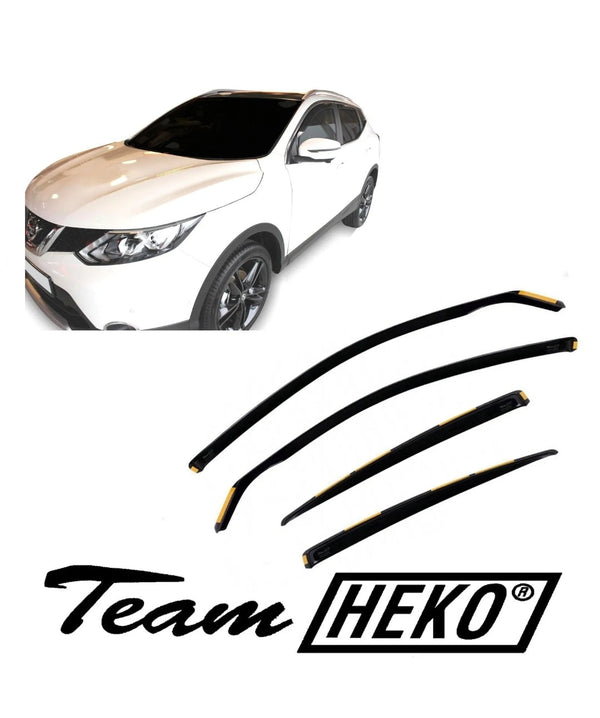 Ветробрани Team HEKO за NISSAN QASHQAI (2013 + ) 5 врати - 4бр. предни и задни - Avtozona