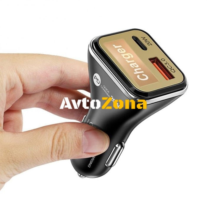 Адаптер за запалка с 2 USB порта 20W - Avtozona