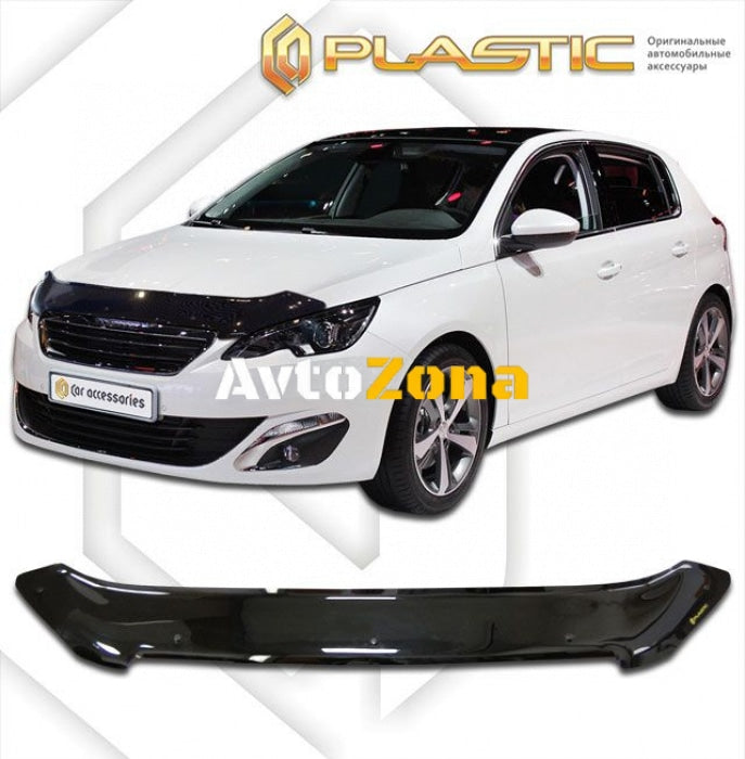 Дефлектор за преден капак за Peugeot 308 (2014 + ) - CA Plast - Avtozona