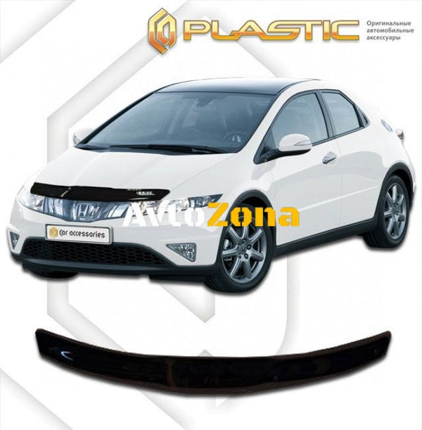 Дефлектор за преден капак за Honda Civic 5D (2007-2012) - CA Plast - Avtozona
