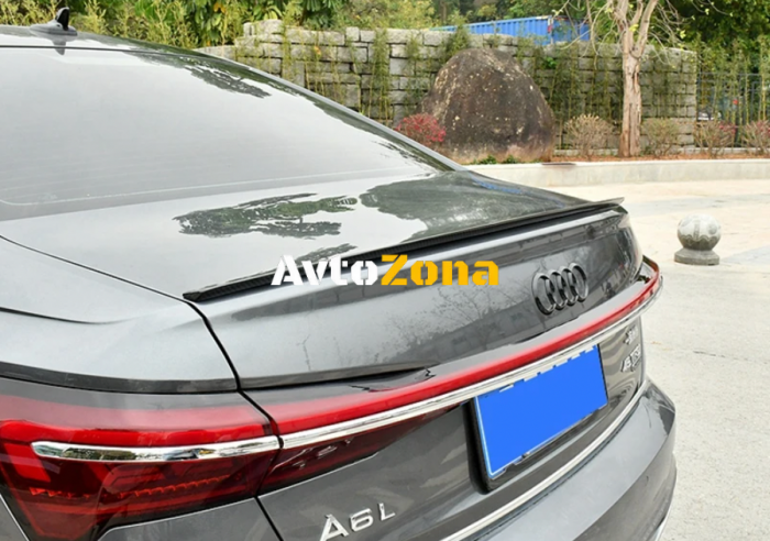 Audi A6 C8 (2019 + ) - Спойлер за багажник черен гланц - Avtozona