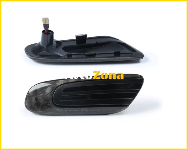 Диодни мигачи за калник за Mini Cooper F55,F56,F57 (2014-2021) - опушени с бягащ мигач - Avtozona