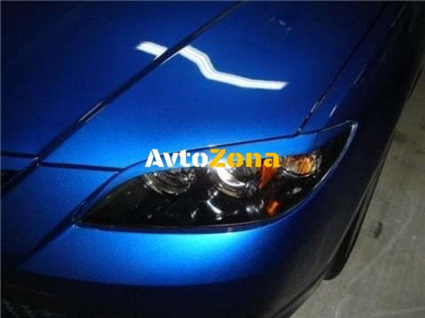 Вежди за Фарове за Mazda 3 (2003-2008) - черни - Avtozona