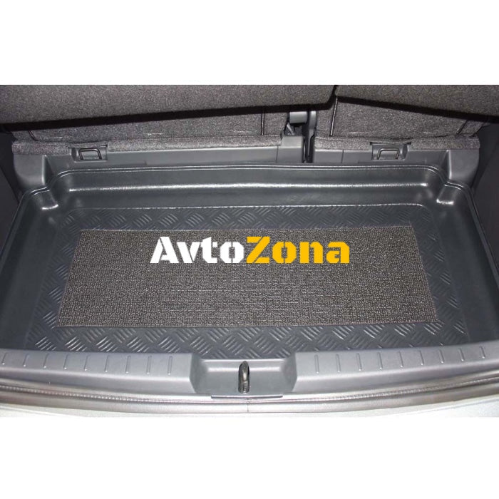 Анти плъзгаща стелка за багажник за Toyota Yaris (2005-2011) Hatchback 3d/5d Low rectangular boot bottom floor - Avtozona