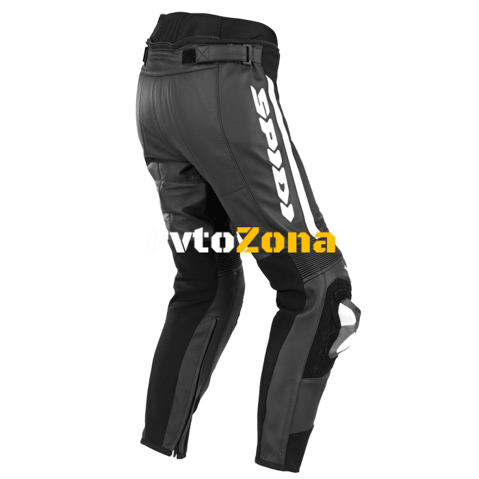 Дамски кожен мото панталон SPIDI RR PRO 2 Black/White - Avtozona