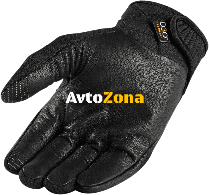 Дамски мото ръкавици ICON ANTHEM 2 - BLACK - Avtozona