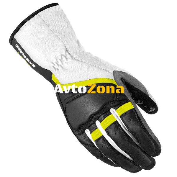 Дамски мото ръкавици Grip 2 leather BLACK/FLUO - Avtozona