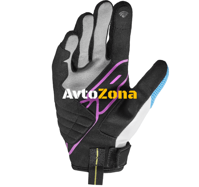 Дамски мото ръкавици SPIDI FLASH-R EVO Black/Fuchsia - Avtozona