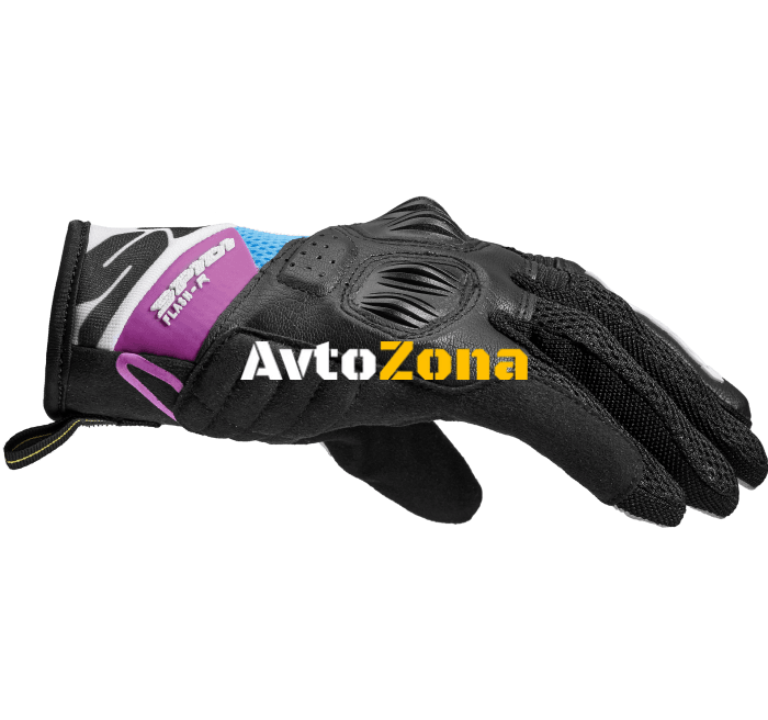 Дамски мото ръкавици SPIDI FLASH-R EVO Black/Fuchsia - Avtozona