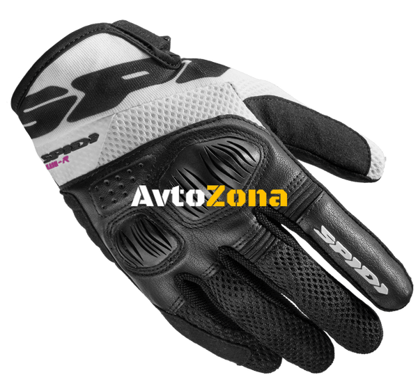 Дамски мото ръкавици SPIDI FLASH-R EVO Black/White - Avtozona
