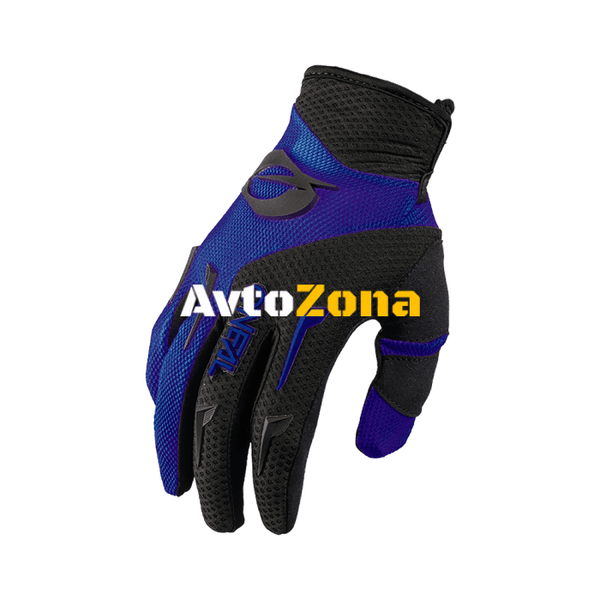 Детски мотокрос ръкавици O’NEAL ELEMENT BLUE/BLACK 2021 - Avtozona