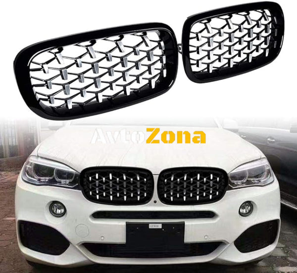 Diamond Chrome Black Решетки за BMW X5 F15 (2013 - 2018) - Avtozona