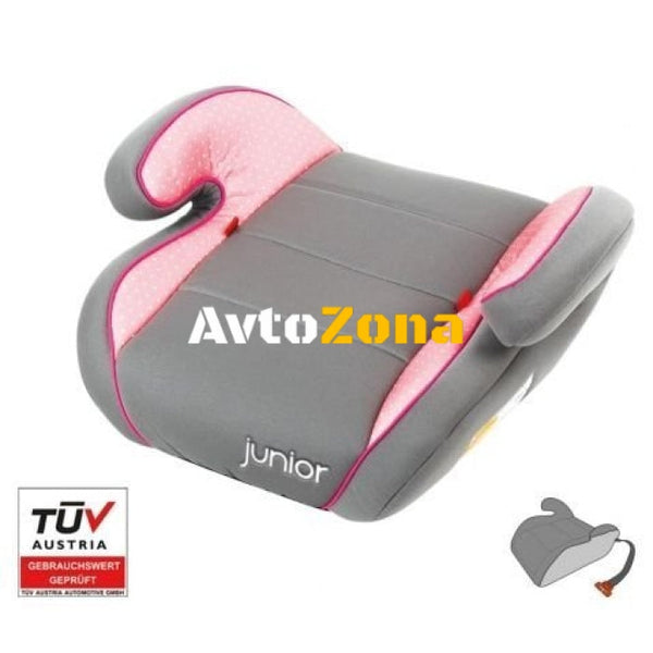 Детско столче за кола Junior - Moritz - розов цвят - Avtozona