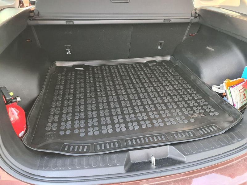 Гумена стелка за багажник за Honda CR-V (2018-2022) / HAVAL H6 (2021 + ) - 5 места - Rezaw Plast - Avtozona
