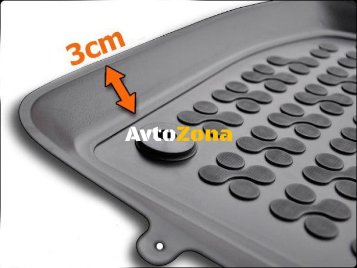 Гумени стелки за Toyota Aygo / Citroen C1 (2014-2021) - тип леген - Avtozona