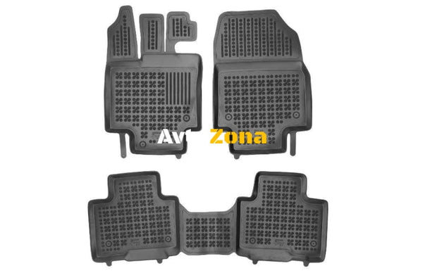 Гумени стелки за Toyota Highlander IV (XU70) (2019+) 5 seats - тип леген Avtozona