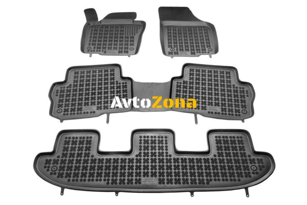 Гумени стелки за Volkswagen Sharan / Seat Alhambra (2010+) - 7 seats тип леген Avtozona