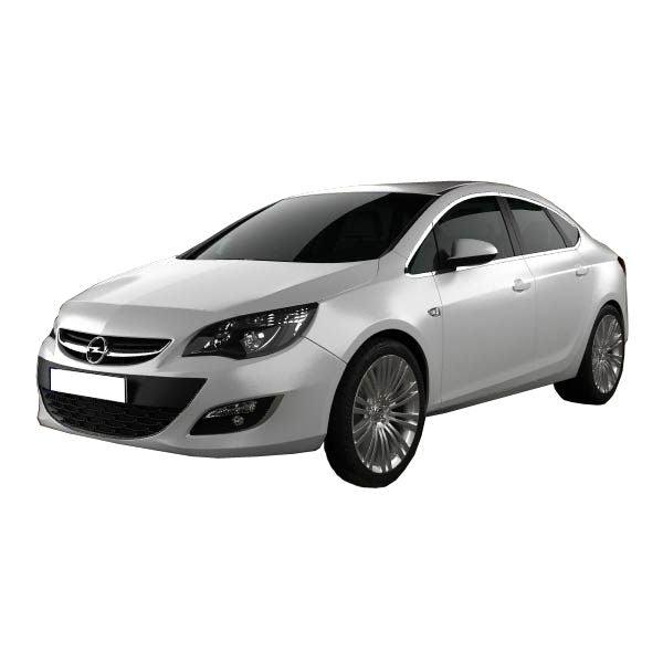Гумирана стелка за багажник за Opel Astra J (2012 + ) Sedan with a mini tyre - Avtozona