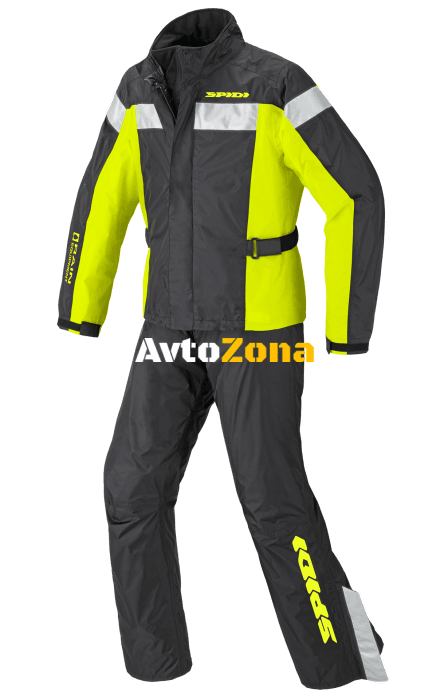 Комплект дъждобран SPIDI TOURING RAIN KIT Yellow fluo - Avtozona
