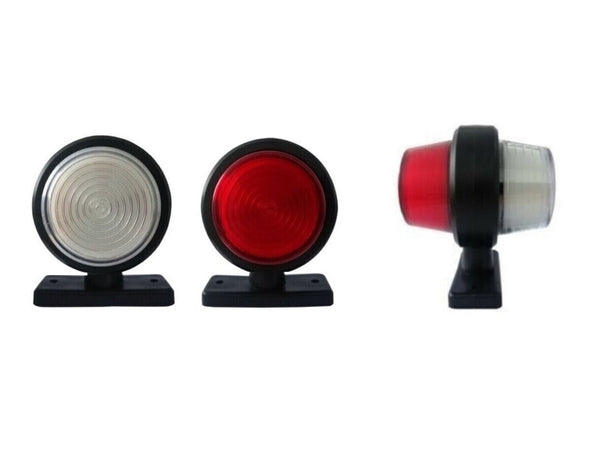 Комплект от 2 броя 12-24V ЛЕД LED Диодни Странични Маркери Рогчета Светлини неон
