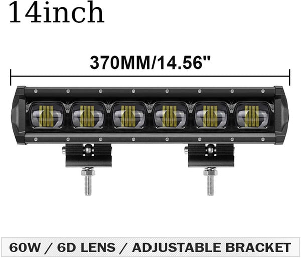 LED БАР - 60W 36.5 см. Avtozona