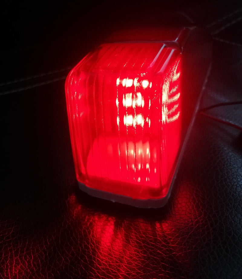 ЛЕД LED Светодиоден червен габарит за кабина на камион 12V - 24V за таван 14 х 4 х 6 cm - Avtozona