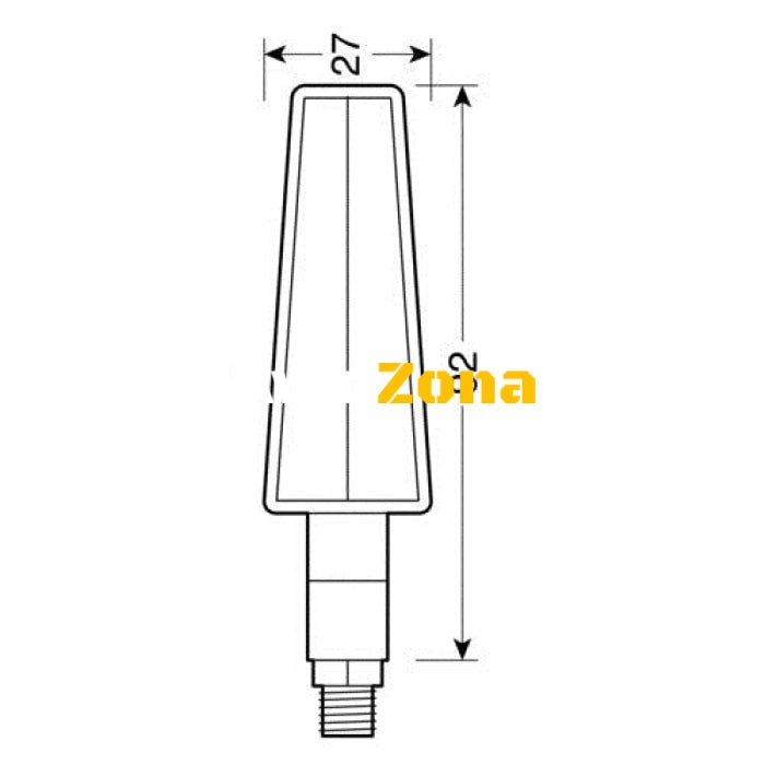 LED мигачи JABRA BLACK – 90102 - Avtozona