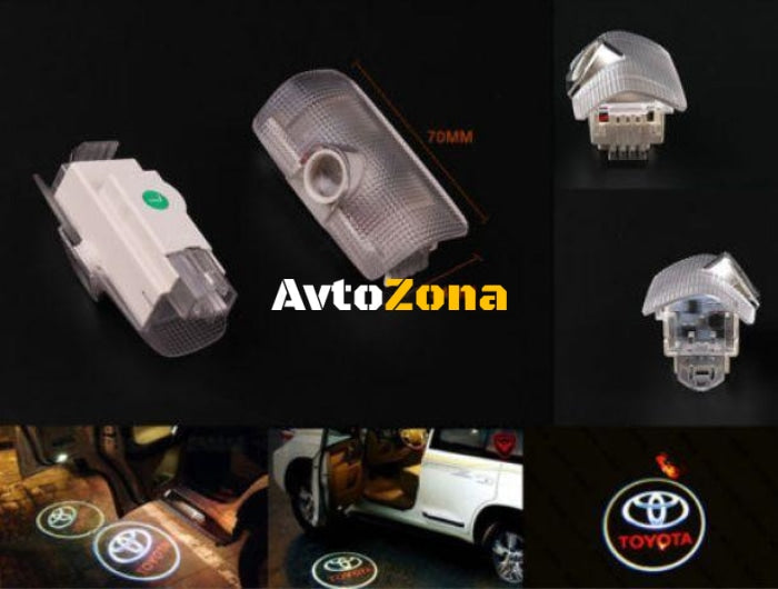Лого проектор на мястото на плафона на вратата - Toyota - Avtozona