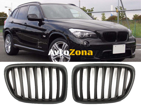 Матово Черни Решетки за BMW X1 E84 (2009 - 2015) - Avtozona