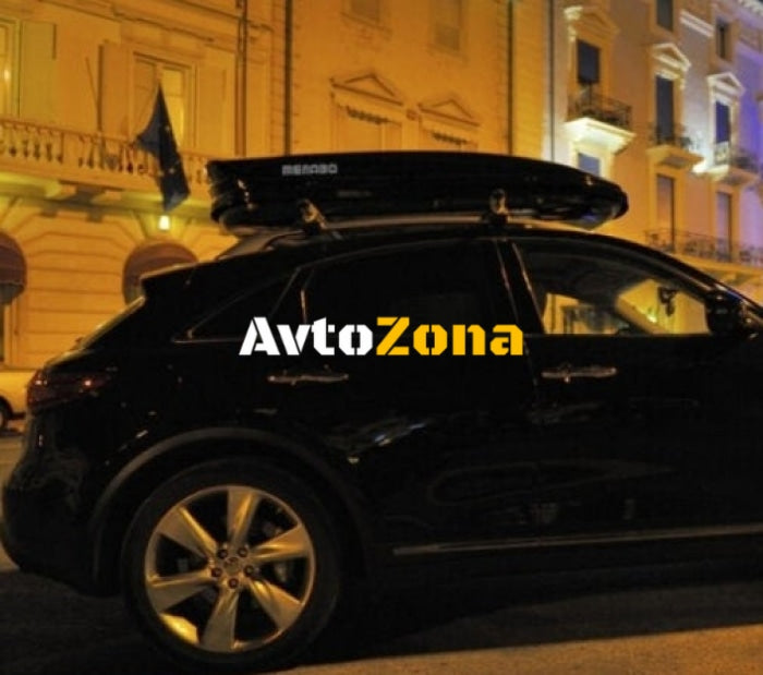 Menabo Автобокс/Aвтобагажник 320L черен металик - Avtozona