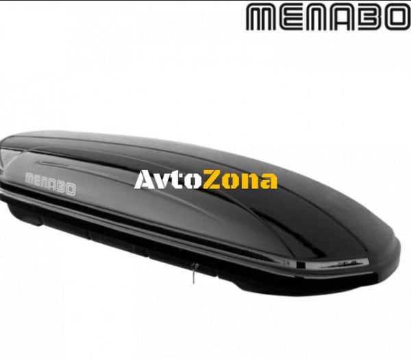 Menabo Автобокс/Автобагажник 400L черен металик 2 - Avtozona