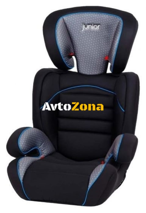 Детско столче за кола Junior - Basic - черен цвят - Avtozona