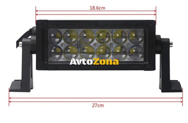 Мощен LED БАР - 36W - 27 см - Avtozona