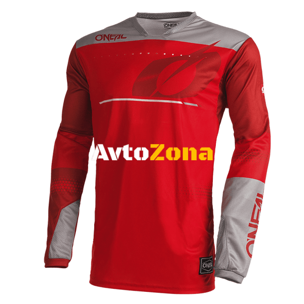 Мотокрос блуза O’NEAL HARDWEAR HAZE V.22 RED/GRAY - Avtozona
