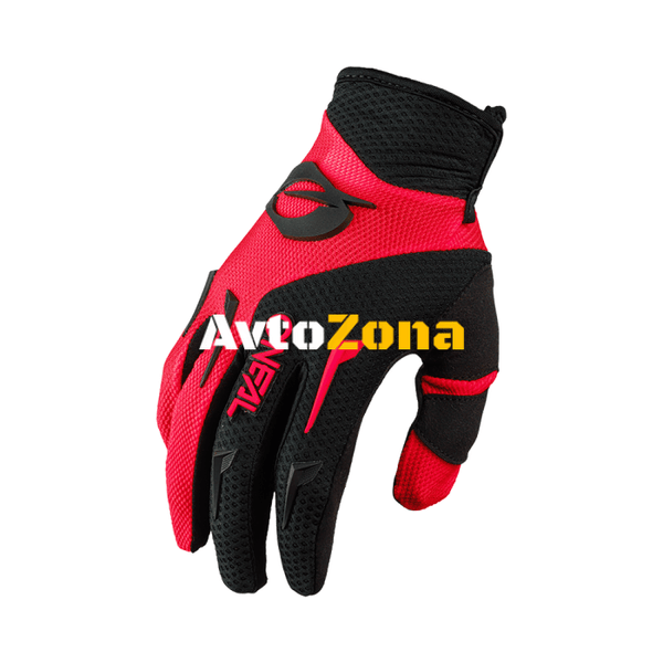 Мотокрос ръкавици O’NEAL ELEMENT RED/BLACK 2021 - Avtozona