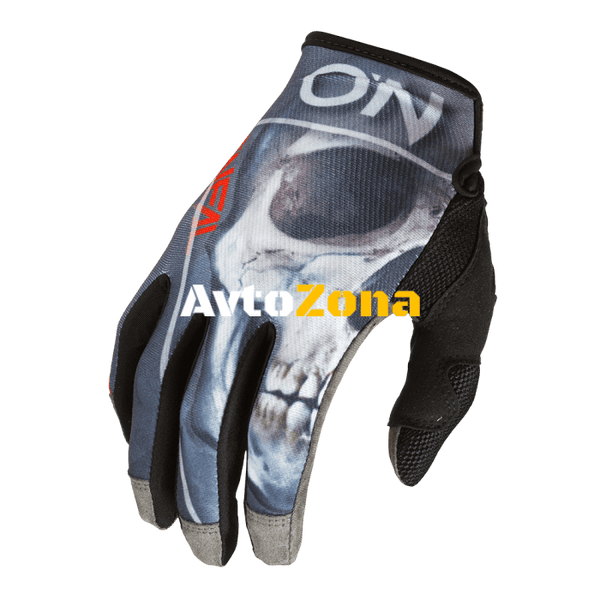 Мотокрос ръкавици O’NEAL MAYHEM BONES V.22 BLACK/RED - Avtozona