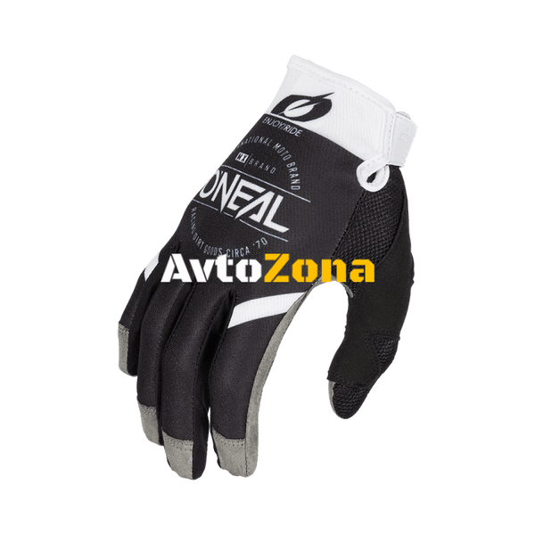 Мотокрос ръкавици O’NEAL MAYHEM BRAND V.23 BLACK/WHITE - Avtozona