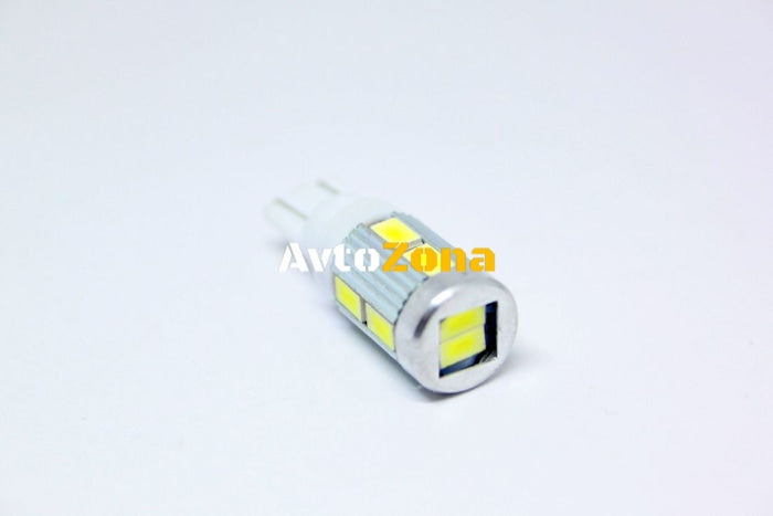 Лед крушки за 24V тип T10 5W с 10 диода тип 5630 - подходящи за дневни светлини - Avtozona