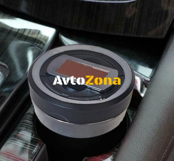 Пепелник за автомобил със запалка и диод - Avtozona