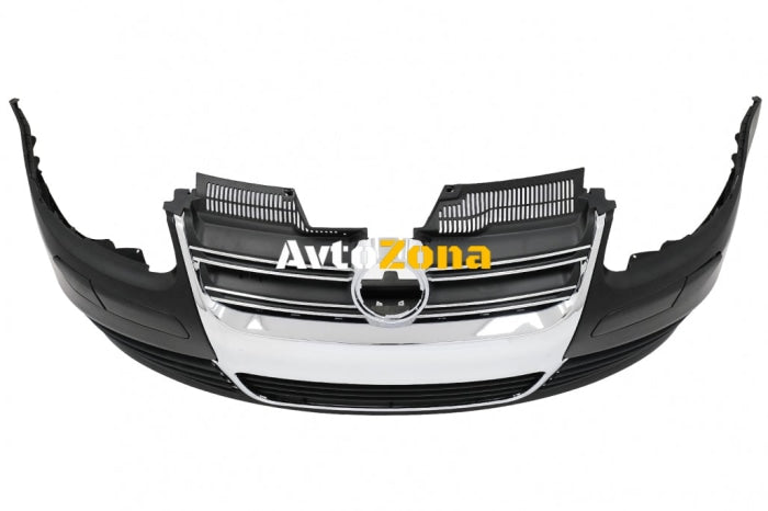 Предна броня за VW Golf V 5 (2003-2007) R32 Look Chrome Grill - Avtozona