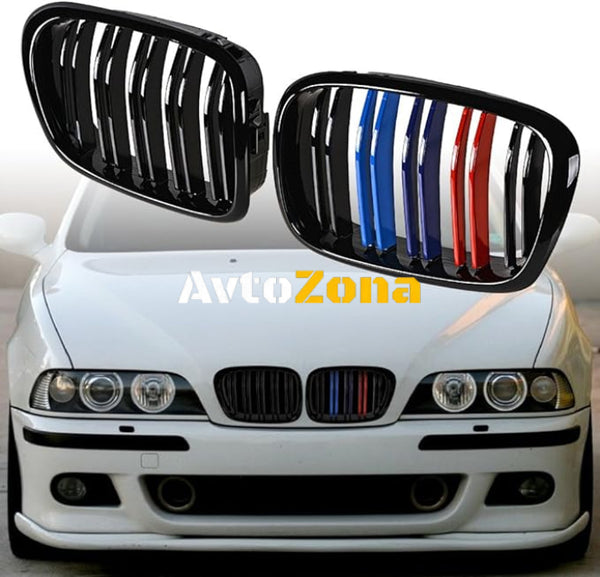 Предни Решетки с М Цветове за BMW E39 (1995 - 2003) - Avtozona