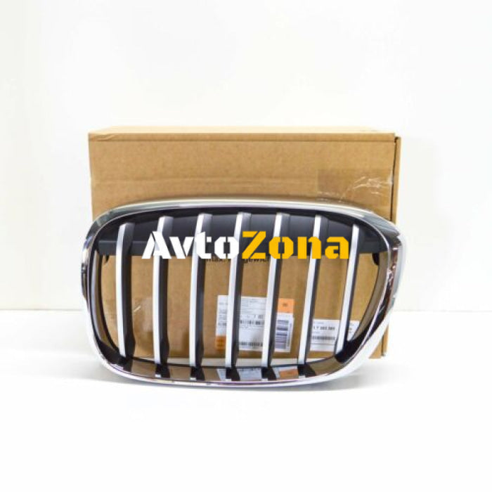 Предни решетки X-Line Chrome Black за BMW X1 F48 (2015-2018) - Avtozona